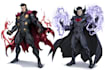 illustrate a superhero comic and marvel character
