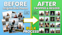 do bulk image cropping and resizing