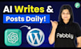 set up ai automated blog posting with seooptimized content for wordpress