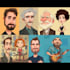 draw custom portraits and caricatures