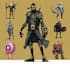design unique character concept art
