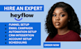 design high converting heyflow funnel, lead generation form