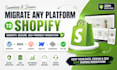 migrate wordpress website to shopify wix squarespace migration to shopify