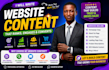 write SEO website content, homepage copy and website copywriting
