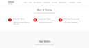build a modern responsive front end website