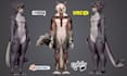 create 3d nsfw vrchat avatar, 3d furry model fix, vtuber animaze vrm, vseeface