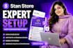 setup stan store gohighlevel systeme io sales funnel  beacon ai automation