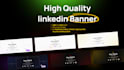 professional and attractive linkedin banner stylish twitter header