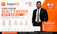 build base44 web app, fix bugs, integrate API and develop mvp app