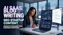 write ai saas blog posts and startup content