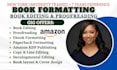 do book editing book formatting paperback formatting amazon KDP book design