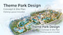 design theme park, theme park design, create concepts and site plan,parking plan