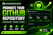 increase followers and star and promote your github repository