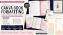 amazon kdp book formatting book layout canva workbook kdp journal planner design