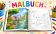 dein malbuch KDP malbuch und kinder malbuch mit malbuch