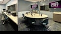 do 3d podcast studio design, podcast setup, studio layout, talk show studio