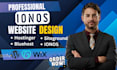 design responsive wordpress website using ionos and kadence blocks
