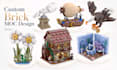 design a custom moc brick model in studio