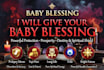 give your baby blessing