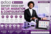 do expert odoo erp setup database migration and configuration