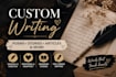 write personalized poems, letters, and emotional prose