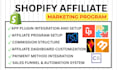setup shopify affiliate marketing program using awin, uppromote, clickbank cj