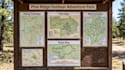provide hiking map, skill trail map, park map, route map, outdoor adventure loca