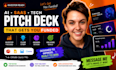 ai startup pitch deck, saas investor powerpoint, tech presentation