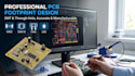 design smt and through hole footprints for pcb layout