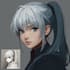 do a anime character art