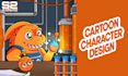 draw a professional 2d cartoon character for you