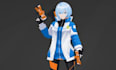 create 3d vtuber model, vroid avatar and vrchat character