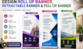 design roll up banner, rectactable banner and pull up banner