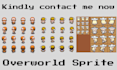 create custom pokemon trainer, battle and overworld sprite sheet for fan games