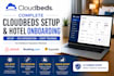 setup and onboard your hotel on cloudbeds pms professionally