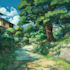draw anime background, landscape illustrations