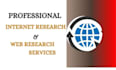do internet research, market analysis, web research data collection for business