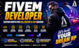 develop custom fivem scripts for esx, qbcore, and vrp servers