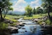 landscape oil painting art