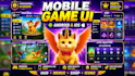 design professional mobile game UI for android and ios