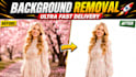 do image background removal ultra fast delivery