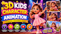 create 3d kids nursery rhymes animation videos