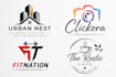 design luxury minimalist business logo for your brand