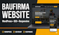 create baufirma website, website erstellen lassen, bauunternehmen website