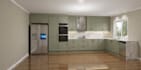 create a modern kitchen design concept and mood board