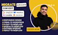 migrate, duplicate, convert replit ai lovable base44, durable website to webflow