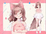 draw live2d vtuber model, live 2d rig, anime streaming avatar, vtuber commission