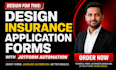 design insurance application forms with jotform automation