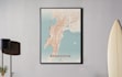 design custom city map wall art and personalised map posters