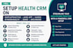 setup health and wellness CRM on simplepractice, jane app,charm athenahealth emr